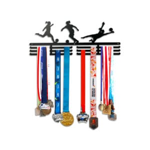 Mitalihenkari - jalkapallo jättihenkari tyttöhahmoilla