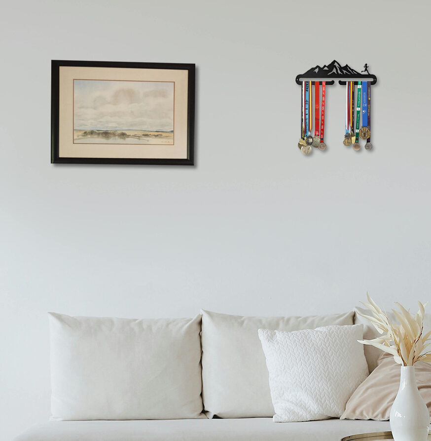 polkujuoksu mitalihenkari